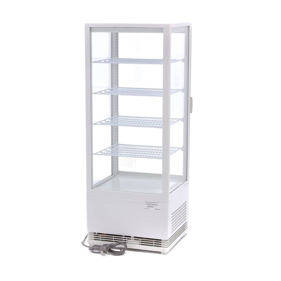 Maxima Gastro Kühlvitrine - 98 l - 43 cm - Weiß