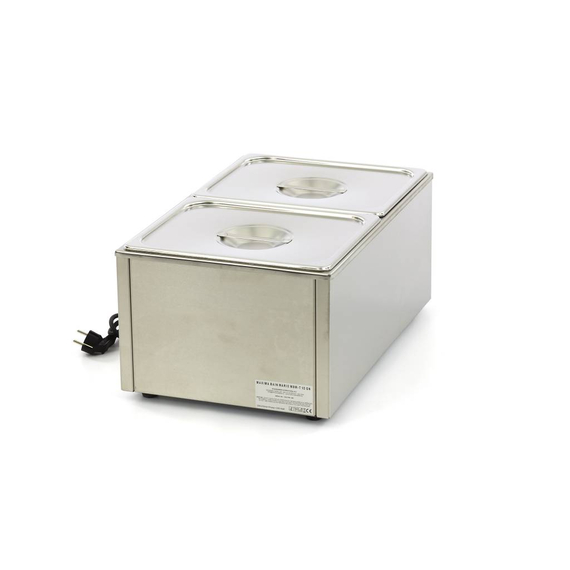 Maxima Gastro Bain Marie - mit Wasserhahn- inkl. 2 x 1/2 GN Set - Elektrisch