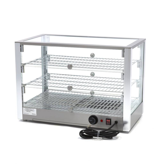 Maxima Gastro Wärmevitrine - 115 l - 70 cm - 3 Regale