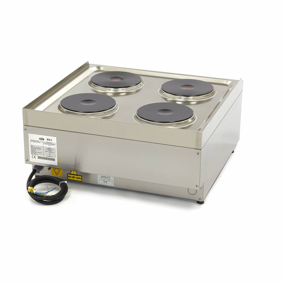 Maxima Gastro Kochfeld - 4 Brenner - Doppeleinheit - 60 cm Tief - 400 V