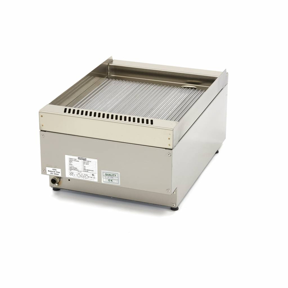 Maxima Gastro Grillplatte - Gerillt - Einzeleinheit - 60 cm Tief - Gas