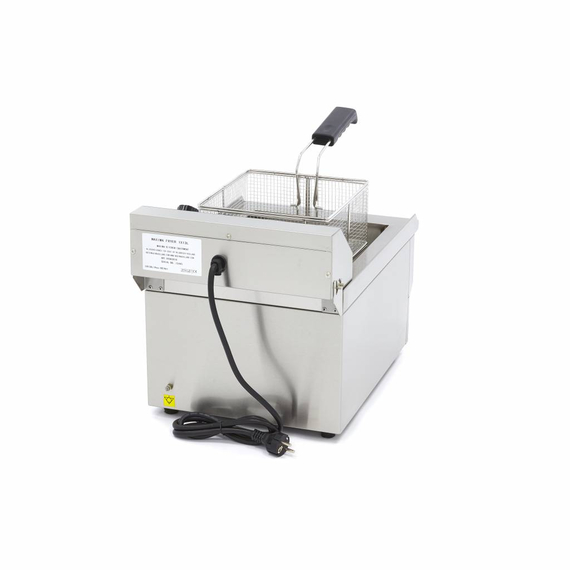 Maxima Gastro Fritteuse - 16 l - 1 Korb - mit Ablasshahn