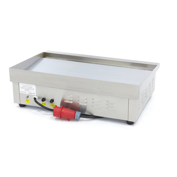 Maxima Gastro Grillplatte - Glatte Chrom - 73 cm - inkl. Tropfschale - 400 V