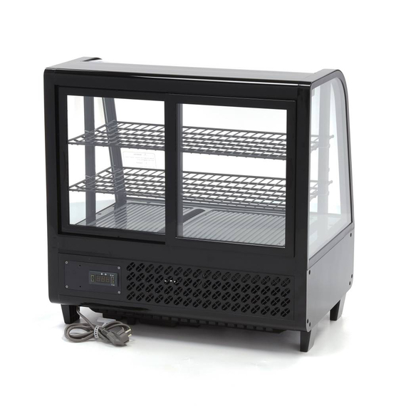 Maxima Gastro Glastürkühlschränke - 100 l - 68 cm - Hintere Schiebetür