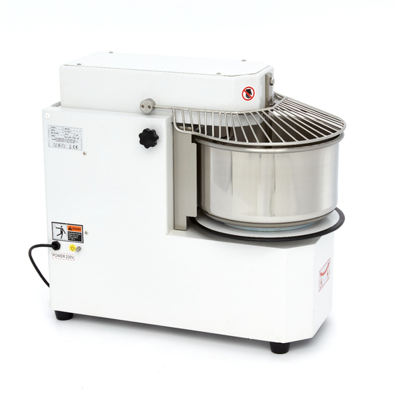Maxima Gastro Teigmischer - 20 l - 12 kg Teig - 2 Geschwindigkeiten - Abnehmbare Schüssel