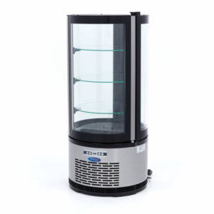 Maxima Gastro Glastürkühlschränke - 100 l - 48 cm - Runde
