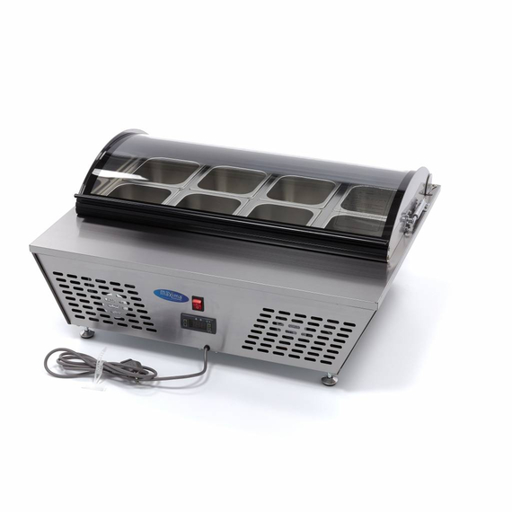 Maxima Gastro Saladette - 67 l - inkl. 8 x 1/6 GN - Tischplatte