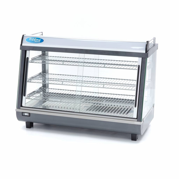 Maxima Gastro Wärmevitrine - 136 l - 91,5 cm - 3 Regale