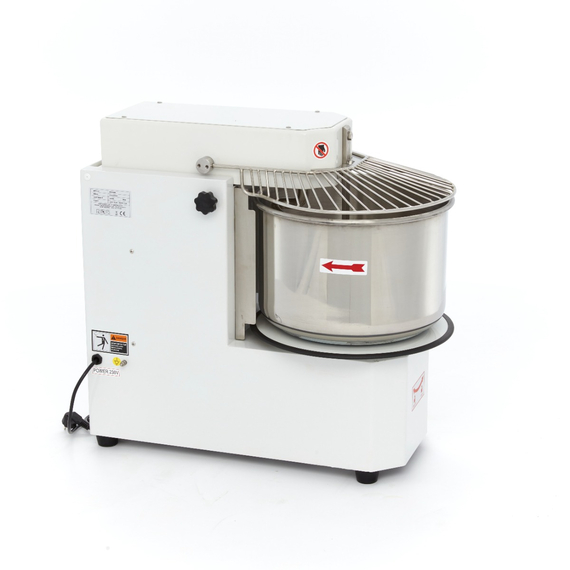 Maxima Gastro Teigmischer - 30 l - 18 kg Teig - 2 Geschwindigkeiten - Abnehmbare Schüssel