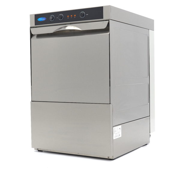 Maxima Gastro Geschirrspüler-Unterbau - 40 x 40 cm - mit Abfluss-, Spülenhilfe- und Seifenpumpen - 230 V