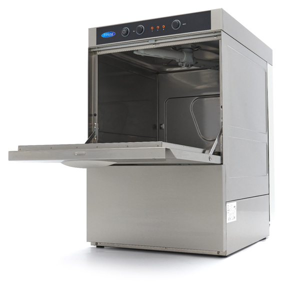 Maxima Gastro Geschirrspüler-Unterbau - 40 x 40 cm - mit Abfluss-, Spülenhilfe- und Seifenpumpen - 230 V