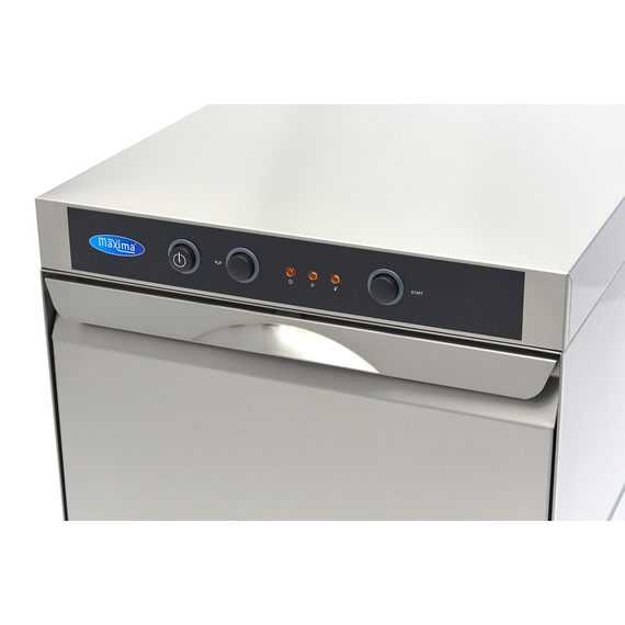 Maxima Gastro Geschirrspüler-Unterbau - 40 x 40 cm - mit Abfluss-, Spülenhilfe- und Seifenpumpen - 230 V