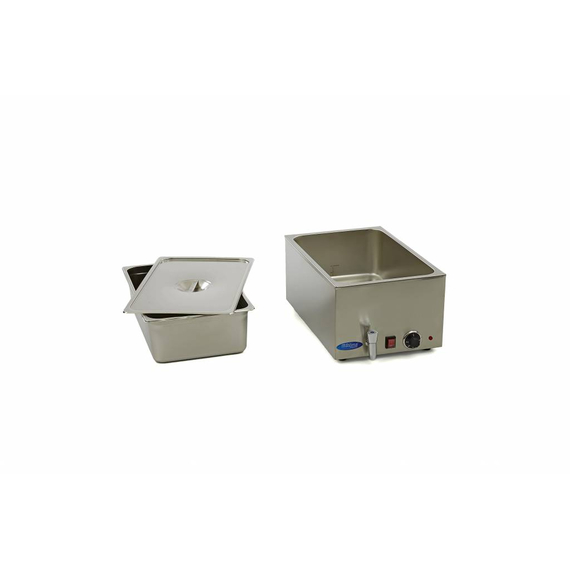 Maxima Gastro Bain Marie - mit Wasserhahn - inkl. 1/1 GN Set - Elektrisch