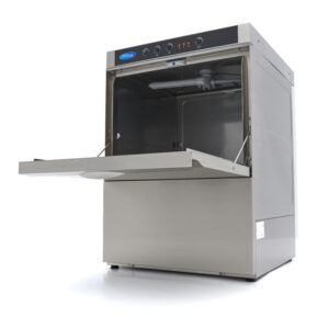 Maxima Gastro Geschirrspüler-Unterbau - 50 x 50 cm - mit Abfluss-, Spülenhilfe- und Seifenpumpen - 230 V