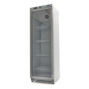 Maxima Gastro Kühlschrank - 400 l - Weiß - mit Glastür