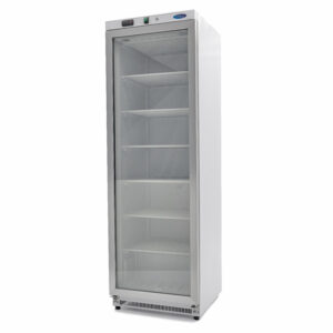 Maxima Gastro Gefrierschrank - 400 l - Weiß - mit Glastür