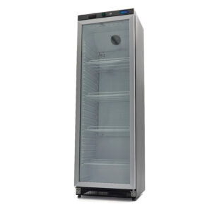 Maxima Gastro Kühlschrank - 400 l - Schwarz - mit Glastür