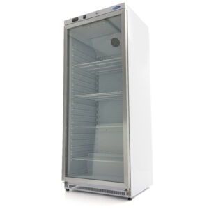 Maxima Gastro Kühlschrank - 600 l - Weiß - mit Glastür