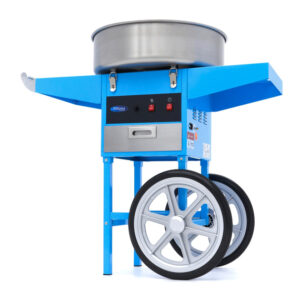 Maxima Gastro Zuckerwattemaschine - Ø 52cm - Blau - mit Wagen