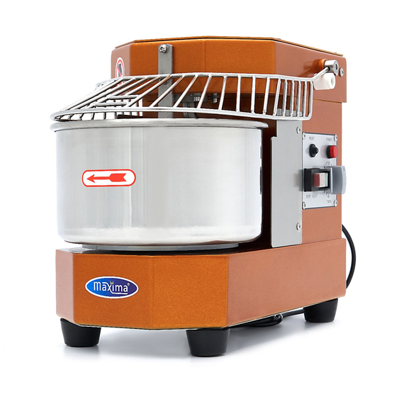 Maxima Gastro Teigmischer - 8 l - 4,5 kg Teig - Gold