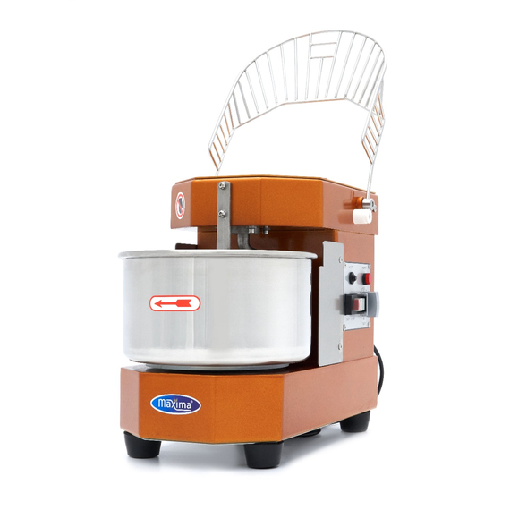Maxima Gastro Teigmischer - 8 l - 4,5 kg Teig - Gold