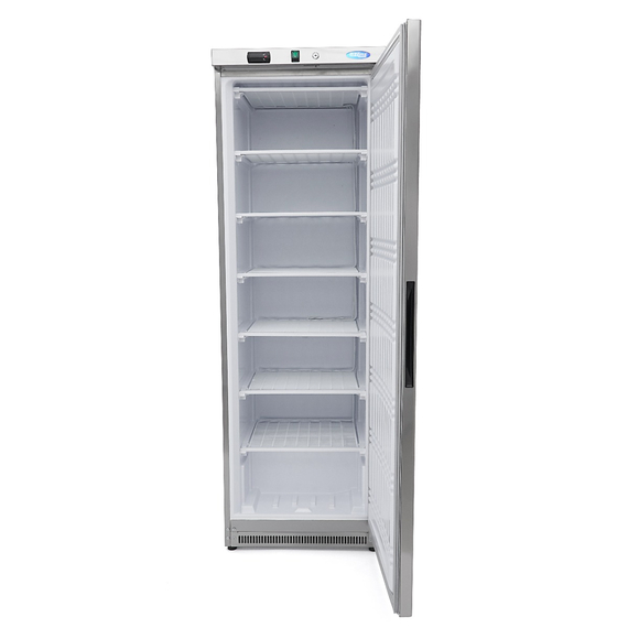 Maxima Gastro Gefrierschrank - 400 l - 6 Feste Regale - Rostfreier Stahl