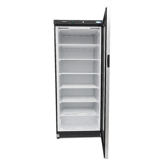 Maxima Gastro Gefrierschrank - 600 l - Schwarz - mit Glastür