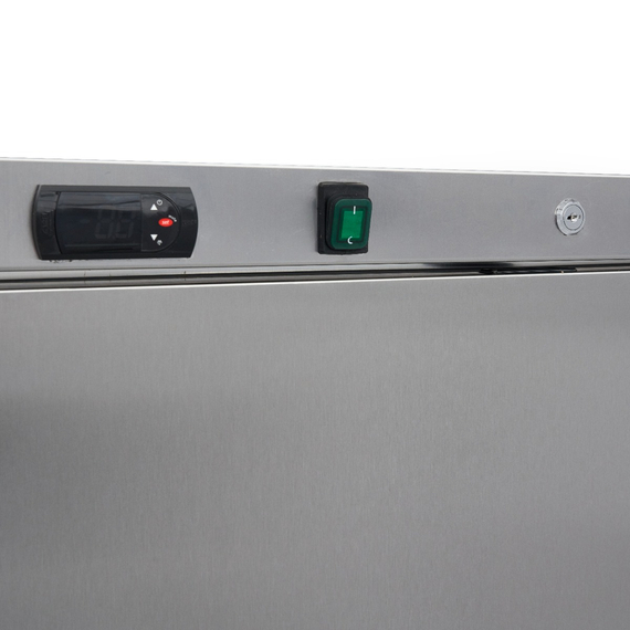 Maxima Gastro Gefrierschrank - 600 l - 6 Feste Regale - Rostfreier Stahl
