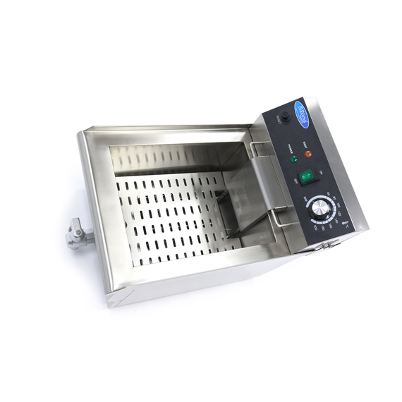 Maxima Gastro Fritteuse - 13 l - 1 Korb - mit Ablasshahn