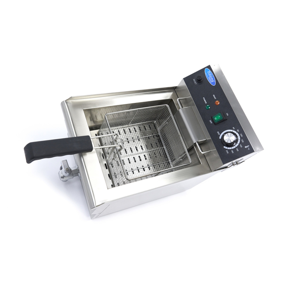 Maxima Gastro Fritteuse - 13 l - 1 Korb - mit Ablasshahn