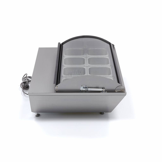 Maxima Gastro Saladette - 67 l - inkl. 8 x 1/6 GN - Tischplatte