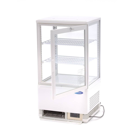 Maxima Gastro Kühlvitrine - 58 l - 43 cm - Weiß