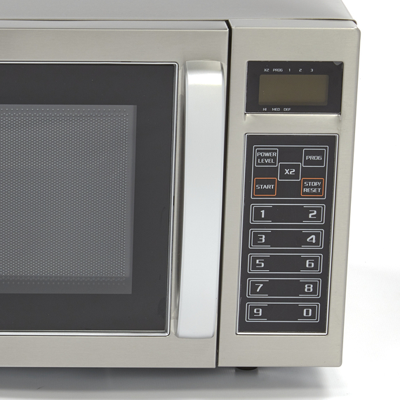 Maxima Gastro Mikrowelle - 1000W - 20 Programme - Platten bis zu Ø32 cm