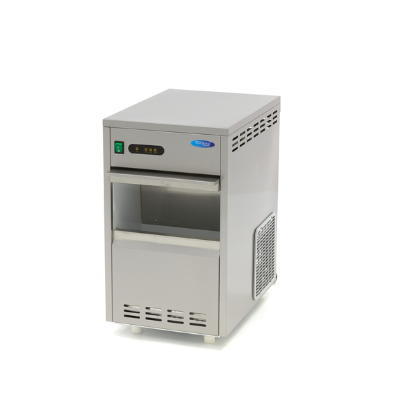 Maxima Gastro Eiswürfelmaschine - 30 kg/Tag - Zerkleinert/Flocken - Wasser Gekühlt