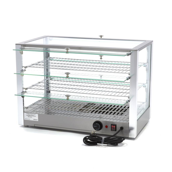 Maxima Gastro Wärmevitrine - 115 l - 70 cm - 3 Regale