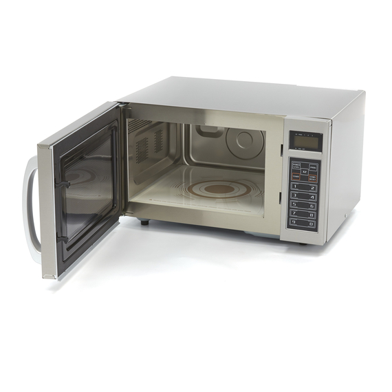 Maxima Gastro Mikrowelle - 1000W - 20 Programme - Platten bis zu Ø32 cm