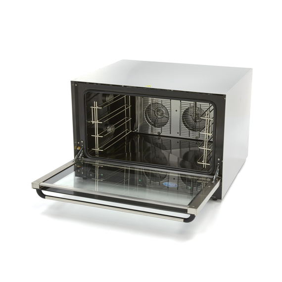 Maxima Gastro Konvektionsofen - Dampf - Passt 4 Tabletts (60 x 40 cm) - Eingebauter Timer