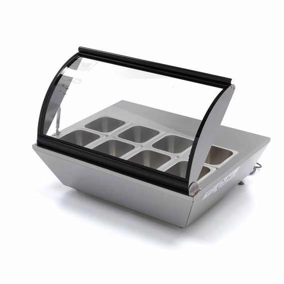 Maxima Gastro Saladette - 67 l - inkl. 8 x 1/6 GN - Tischplatte