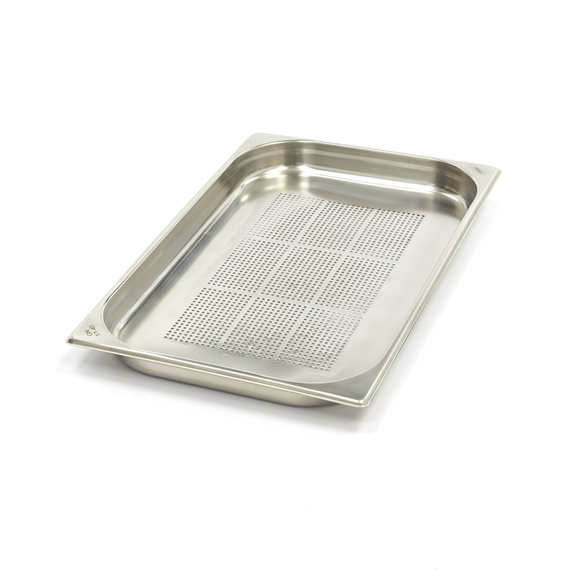 Maxima Gastro Gastronormbehälter - 1/1 GN - 4 cm Tief - Edelstahl - Perforiert