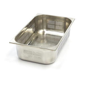 Maxima Gastro Gastronormbehälter - 1/1 GN - 15 cm Tief - Edelstahl - Perforiert