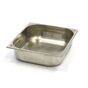 Maxima Gastro Gastronormbehälter - 2/3 GN - 10 cm Tief - Edelstahl - Perforiert