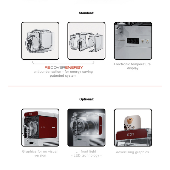 Ugolini Granitor® ICON 3/3 ETC Slush-Eismaschine
