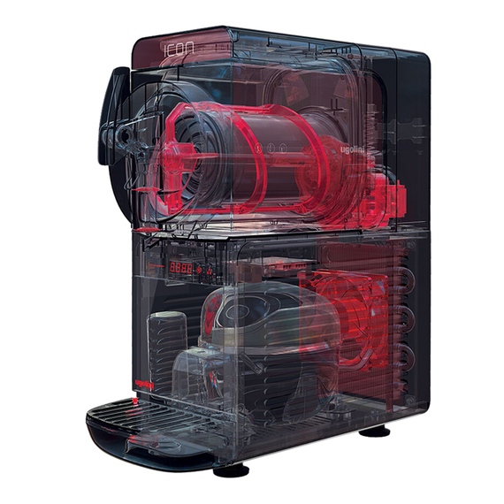 Ugolini Granitor® ICON 3/3 ETC Slush-Eismaschine Schwarz