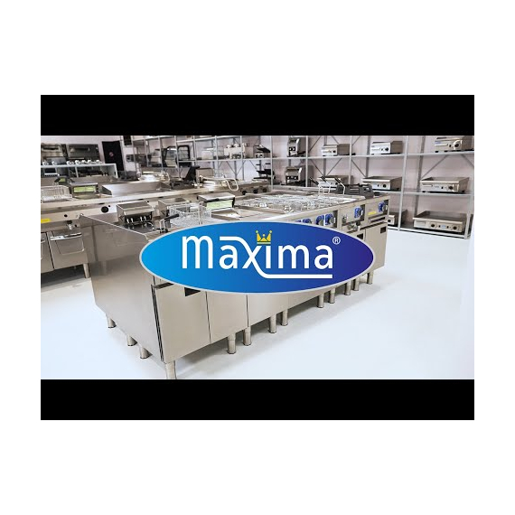 Maxima Gastro Kochfeld - 4 Brenner - Doppeleinheit - 60 cm Tief - 400 V