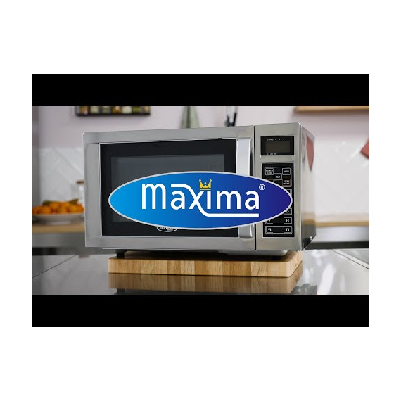 Maxima Gastro Mikrowelle - 1000W - 20 Programme - Platten bis zu Ø32 cm