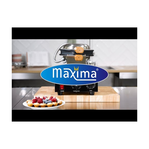 Maxima Gastro Waffelmacher - 1 Stücke - Blasenmuster